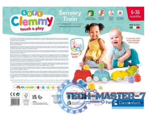 Klocki Clemmy Pociąg sensoryczny Klocki Clemmy Pociąg sensoryczny