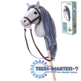 Koń na kiju Hobby Horse HOPPIHORSE A4 szary