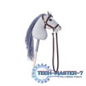 Koń na kiju Hobby Horse HOPPIHORSE A4 szary