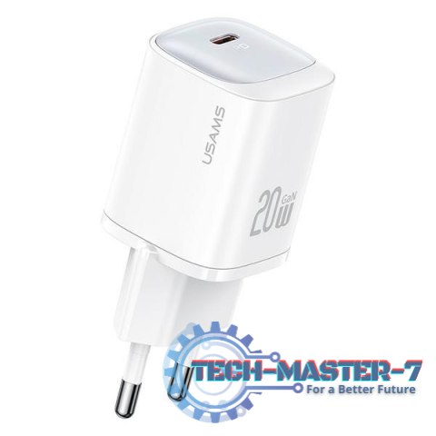 Ładowarka sieciowa 20W GaN USB-C Fast Charging CC248 Biała