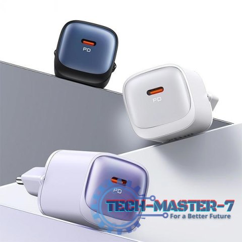 Ładowarka sieciowa 20W GaN USB-C Fast Charging Czarna Ładowarka sieciowa 20W GaN USB-C Fast Charging Czarna