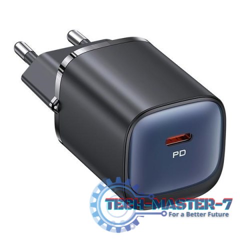 Ładowarka sieciowa 30W GaN USB-C Fast charging Czarna Ładowarka sieciowa 30W GaN USB-C Fast charging Czarna