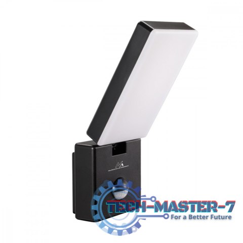 Lampa LED z czujnikiem ruchu MCE516 B 10W IP65