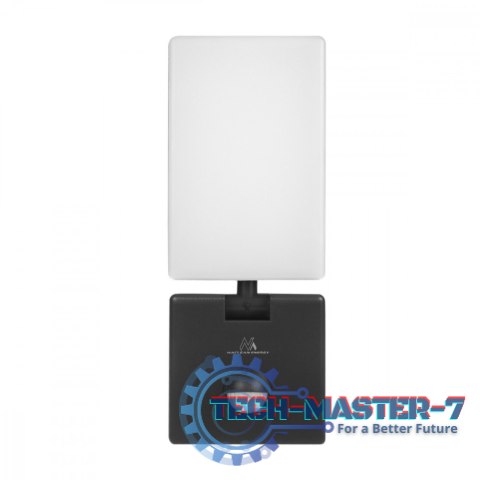 Lampa LED z czujnikiem ruchu MCE516 B 10W IP65 Lampa LED z czujnikiem ruchu MCE516 B 10W IP65