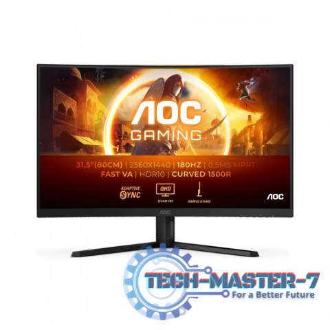 Monitor CQ32G4VE 31.5 cala Fast VA Zakrzywiony 180Hz HDMIx2 DP