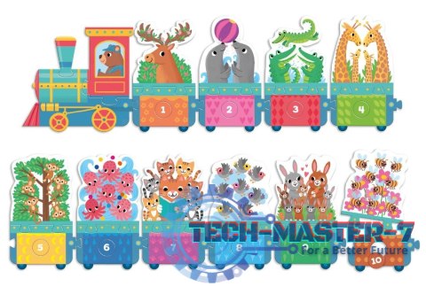 Puzzle Maxi układanka z dziurkami Ciuchcia Puzzle Maxi układanka z dziurkami Ciuchcia