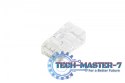 Wtyk RJ45 (8P8C) przelotowy, kat.5e, nieekranowany, AWG 26-24, opakowanie 100 sztuk