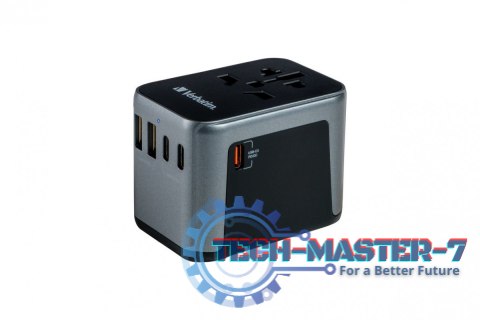 Adapter podróżny UTA-03 49545 180 krajów, ładowarka PD 30W, QC 3.0 3x USB-C , 2x USB-A Adapter podróżny UTA-03 49545 180 krajów, ładowarka PD 30W, QC 3.0 3x USB-C , 2x USB-A