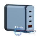Ładowarka GNC-140 32203 GaN 140W, PD 3.1, QC 3.0 3x USB-C, 1x USB-A, UE / UK