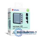Ładowarka GNC-140 32203 GaN 140W, PD 3.1, QC 3.0 3x USB-C, 1x USB-A, UE / UK