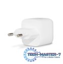 Ładowarka GaN 32W 2xUSB-A 1xUSB-C biała
