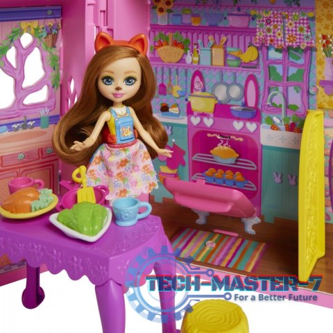 Lalka Enchantimals Domek przyjaźni z meblami i akcesoriami Lalka Enchantimals Domek przyjaźni z meblami i akcesoriami