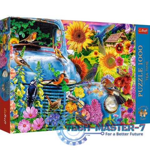 Puzzle 1000 elementów Premium Plus Quality Wiejska Sielanka: Śpiewające ptaki