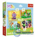 Puzzle 4w1 Poznaj Milo i jego przyjaciół