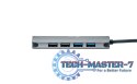 Stacja dokująca USB-C Metal Nano 2x Display Docking Station Power Delivery100W + Charger 100W
