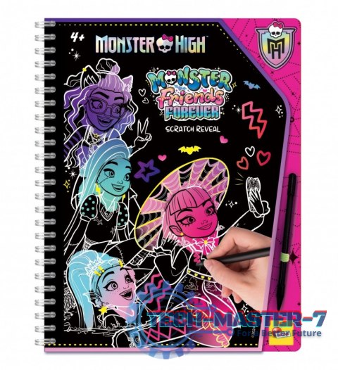 Zdrapywanka Sketchbook Scratch reveal Monster High Forever Friends