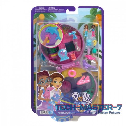 Zestaw figurek Polly Pocket Akwarium Delfina Zestaw kompaktowy