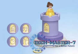 Zestaw z figurkami Junior Disney 71458 Wieża zabaw Belli
