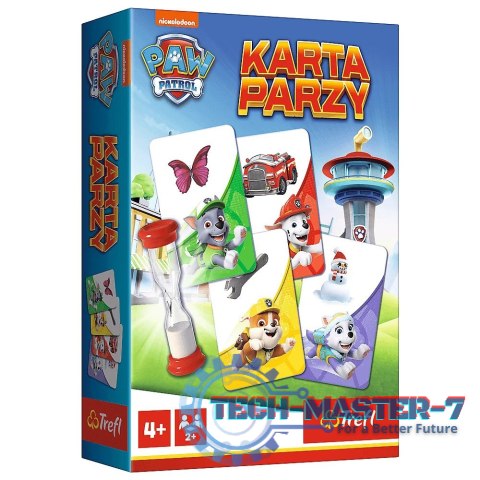 Gra podróżna Karta Parzy Psi Patrol