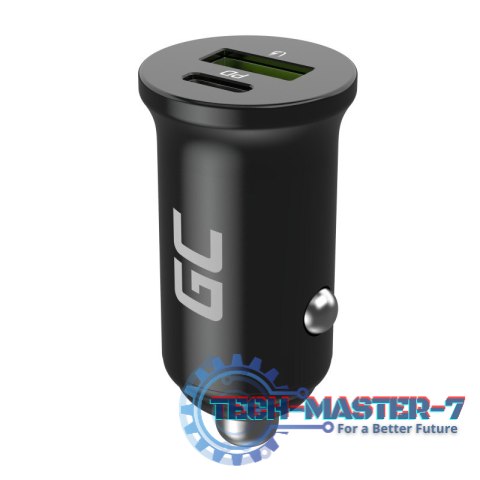 Ładowarka samochodowa PowerRide Nano38 38W 6A 1xUSB-C,1xUSB-A