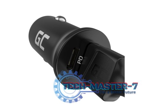 Ładowarka samochodowa PowerRide Nano38 38W 6A 1xUSB-C,1xUSB-A Ładowarka samochodowa PowerRide Nano38 38W 6A 1xUSB-C,1xUSB-A