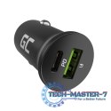 Ładowarka samochodowa PowerRide Nano38 38W 6A 1xUSB-C,1xUSB-A