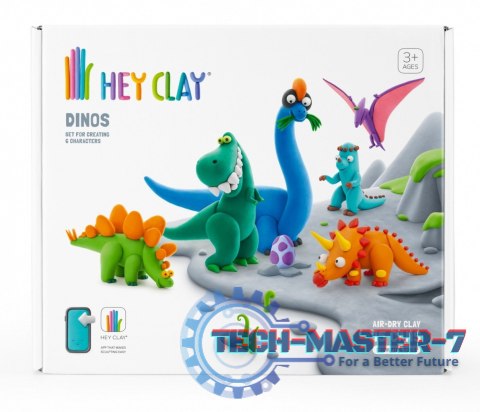 Masa plastyczna Hey Clay Zestaw Dinozaury