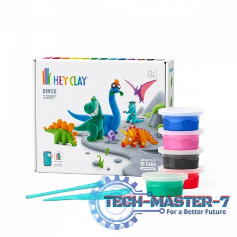 Masa plastyczna Hey Clay Zestaw Dinozaury Masa plastyczna Hey Clay Zestaw Dinozaury
