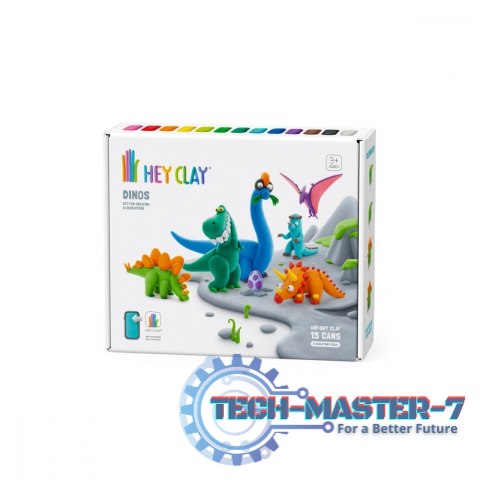 Masa plastyczna Hey Clay Zestaw Dinozaury Masa plastyczna Hey Clay Zestaw Dinozaury