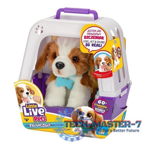 Maskotka interaktywna Little Live Pets - Piesek z transporterem Maskotka interaktywna Little Live Pets - Piesek z transporterem