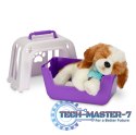 Maskotka interaktywna Little Live Pets - Piesek z transporterem