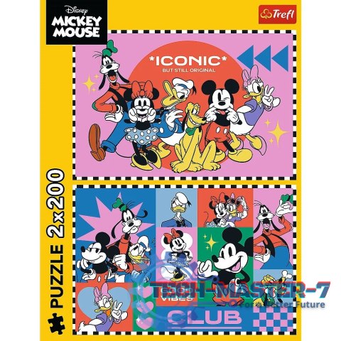 Puzzle 2x200 elementów Czas z przyjaciółmi Miki Donald Puzzle 2x200 elementów Czas z przyjaciółmi Miki Donald