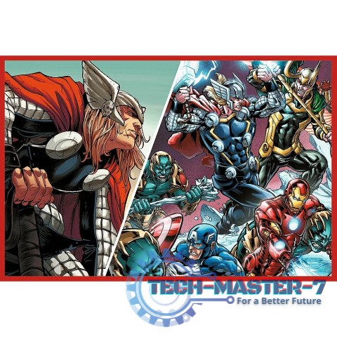 Puzzle 2x200 elementów Obrońcy świata Avengers Marvel Puzzle 2x200 elementów Obrońcy świata Avengers Marvel