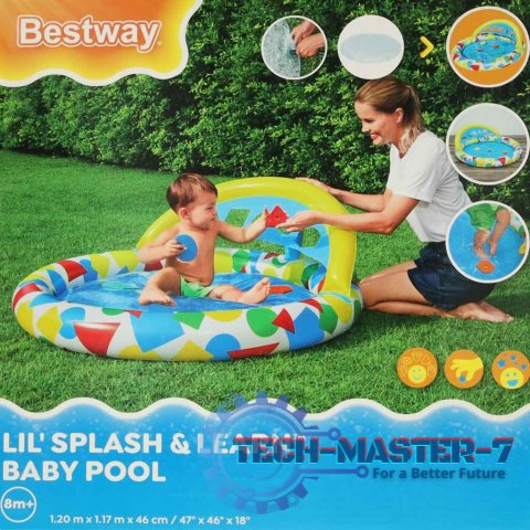 Basen brodzik z poduszką BESTWAY 52378 120cm Basen brodzik z poduszką BESTWAY 52378 120cm