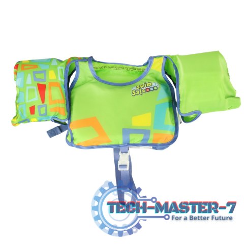 Kamizelka dmuchana BESTWAY 32174 kapok z rękawkami 3-6lat 19-30kg zielona Kamizelka dmuchana BESTWAY 32174 kapok z rękawkami 3-6lat 19-30kg zielona