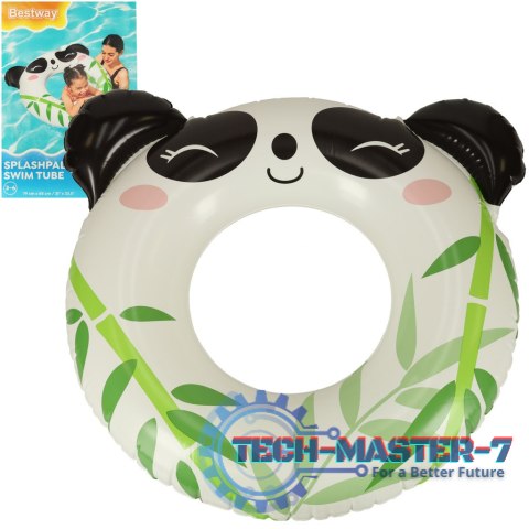 Kółko do pływania dmuchane BESTWAY 36351 panda 85-76cm