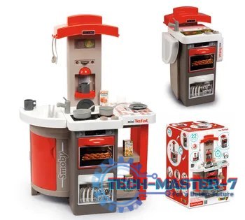 Kuchnia dla dzieci kran palniki elektryczne dźwięki składana walizka na kółkach Kuchnia dla dzieci kran palniki elektryczne dźwięki składana walizka na kółkach