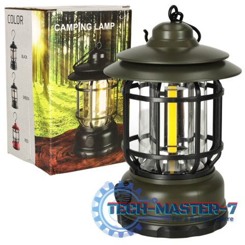 Lampa ogrodowa kempingowa na biwak piknik akumulatorowa USB Lampa ogrodowa kempingowa na biwak piknik akumulatorowa USB