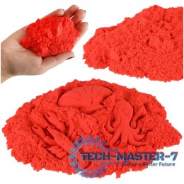 Piasek kinetyczny 1kg w woreczku czerwony