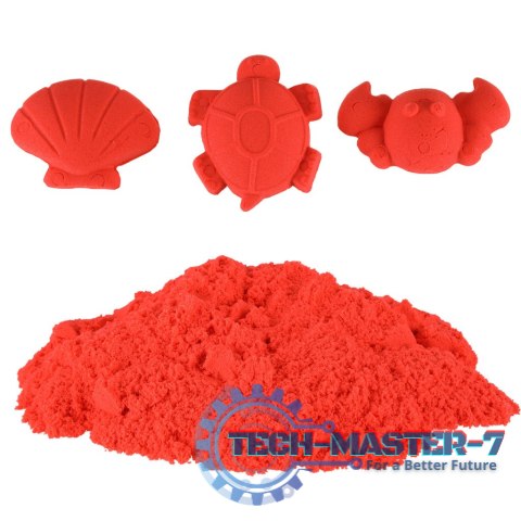 Piasek kinetyczny 1kg w woreczku czerwony Piasek kinetyczny 1kg w woreczku czerwony
