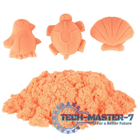Piasek kinetyczny 1kg w woreczku pomarańczowy Piasek kinetyczny 1kg w woreczku pomarańczowy