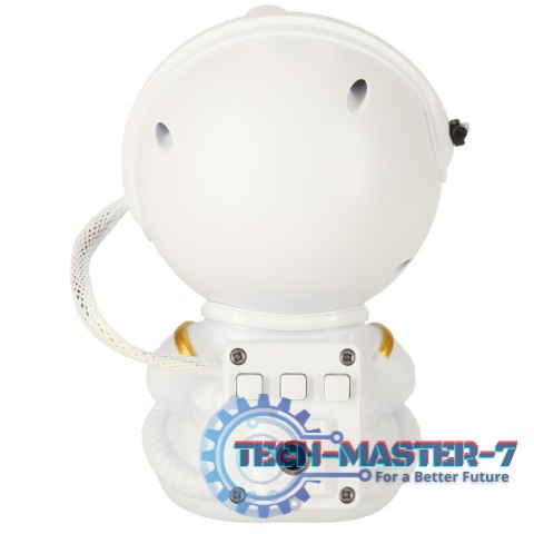 Projektor gwiazd lampka nocna astronauta na pilot biała Projektor gwiazd lampka nocna astronauta na pilot biała