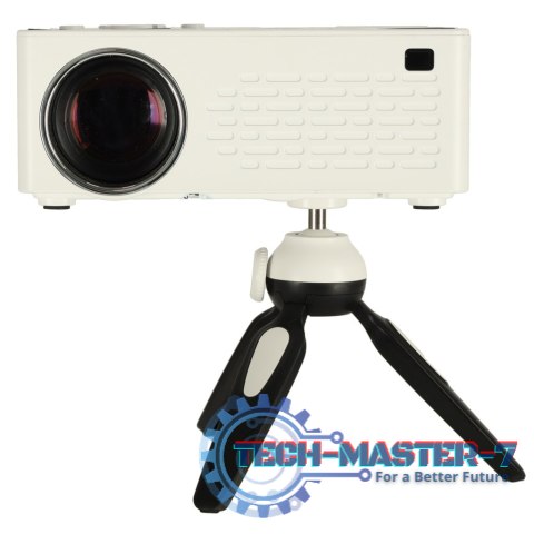 Projektor rzutnik przenośny LED TFT LCD 16:9 1920x1080 USB 20W biały Projektor rzutnik przenośny LED TFT LCD 16:9 1920x1080 USB 20W biały