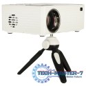 Projektor rzutnik przenośny LED TFT LCD 16:9 1920x1080 USB 20W biały