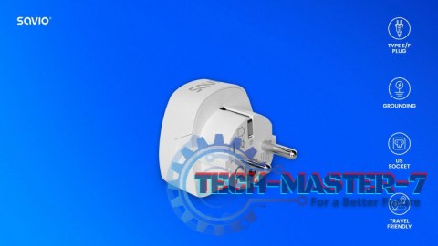 Adapter podróżny, gniazdo US wtyk EU AP-01 Adapter podróżny, gniazdo US wtyk EU AP-01