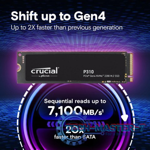 Dysk SSD P310 2TB M.2 NVMe PCIe 4.0 2280 7100/6000 Dysk SSD P310 2TB M.2 NVMe PCIe 4.0 2280 7100/6000