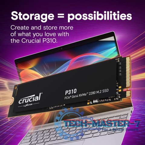 Dysk SSD P310 2TB M.2 NVMe PCIe 4.0 2280 7100/6000 Dysk SSD P310 2TB M.2 NVMe PCIe 4.0 2280 7100/6000