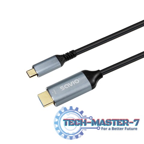Kabel USB-C do HDMI v2.0b, 3m, miedź CL-184 Kabel USB-C do HDMI v2.0b, 3m, miedź CL-184