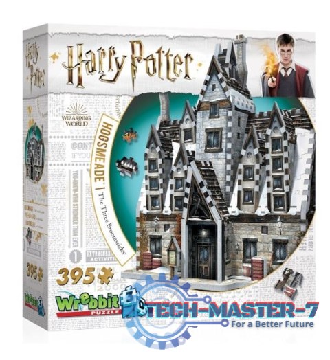 Puzzle 3D 395 elementów Harry Potter Hogsmeade Pub pod Trzema Miotłami