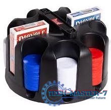 Zestaw Poker Revolving Poker Chip Rack (200) Zestaw Poker Revolving Poker Chip Rack (200)
